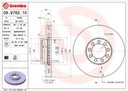 DISCOS ZAPATAS PARTE DELANTERA BREMBO IVECO DAILY IV CAJA 