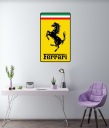 FERRARI ЛОГОТИП NA СТІНКИ DO GARAZU 3D GADZET ПОДАРУНОК ДЛЯ MEZA CHLOPAKA  (18181651213) фото min 11