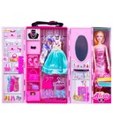 ШКАФ С ОДЕЖДОЙ ДЛЯ КУКЛЫ 29 СМ