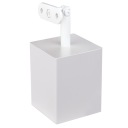 ФИТИНГ ДЛЯ ДЕРЕВЯННОГО СТОЙКА 80х80 9016 ГЛАДКИЙ