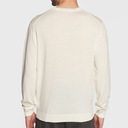 Karl Lagerfeld pánsky sveter z vlny klasický ecru logo XL Značka Karl Lagerfeld