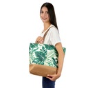 Dámska taška na leto veľká BOHO letná plážová listová Kód výrobcu Miss Glow 38348