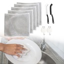 5 штук проволочных салфеток для компактных тряпок для влажного мытья посуды