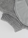 Серый теплый шарф, акриловая водолазка, утеплен флисом, ЗИМА, 2-5 лет
