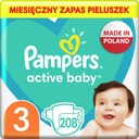 Подгузники Pampers Active Baby 3 208 шт 6-10 кг