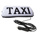 LAMP TAXI ON MAGNES FOR 180 KM/H WHITE KOGUT SYGNALIZATOR BIG FROM JACKPLUG 