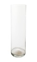 Стеклянная ваза CYLINDER TUBA VALVE h50 d15 декор