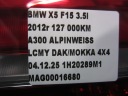 BMW X5 F15 PHARE GAUCHE ARRIÈRE ARRIÈRE GAUCHE DANS COUVERCLE DE COFFRE USA 63217329045 7329045photo 11