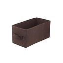 КОРОБКА ИЗ МАТЕРИАЛА ДЛЯ НОСКОВ БЕЛЬЯ, коричневый