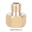 1/8 NPT PARA M12 X 1.5 ADAPTADOR TERMOMETRU PARA DE AGUA 