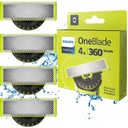 4 лезвия PHILIPS Oneblade 360, оригинальные лезвия BLADE PRO SHAR HEAD