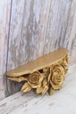 Zlatá konzola na stenu - Polica s ružami - Ruža Druh dreva iný