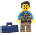 Минифигурка LEGO Maintenance с коробкой BAM, НОВАЯ