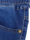 Pánske šortky GRANÁT JEANSOVÉ krátke strečové nohavice PAS s GUMIČKOU, M Dominujúci materiál bavlna