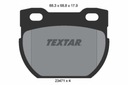 TEXTAR ZAPATAS DE FRENADO LAND ROVER PARTE TRASERA DEFENDER 2,2-2,5 TD 4X4 90-16 