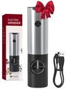 Модель 2024 Электрическая мельница для перца, соли и специй – с зарядкой от USB