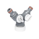 TRÓJNIK z DWOMA ZAWORAMI GW 1-3/4 ZŁĄCZKA DO KRANU