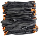 12 ПАР рабочих перчаток с черным полиуретановым покрытием, размер 9-L