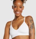 СПОРТИВНЫЙ БЮстгальтер GYMSHARK, БЕЛЫЙ, ОБЫЧНЫЙ L 0Z8G4_C*