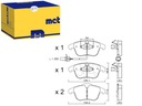 КОЛОДКИ ТОРМОЗНЫЕ ПЕРЕД AUDI A4 (B8) 08- METELLI изображение 1