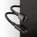 BASEUS SZYBKI KABEL USB-C/USB-C MOCNY PRZEWÓD DO TELEFONU KOMPUTERA 100W 1m