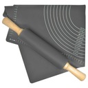 СИЛИКОНОВАЯ ДОСКА, КОВрик ДЛЯ ТЕСТА + РАЛОК