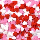 КОНФЕТТИ САХАРНЫЕ СЕРДЕЧКИ, МИКС ЦВЕТОВ, 25г