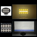 ФАРА РОБОЧА 10 LED (СВІТЛОДІОД) ДІОДНА 20W 9-30V DC 2 В 1 ДАЛЕКОБІЙНА Z ФУНКЦIЯ BLYSKU  (17575617204) фото min 7