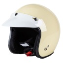 VINTAGE SNAP ШЛЕМ МОТОЦИКЛЕТНЫЙ VISOR PEAK UV SUNSHIELD PROTECTOR WHITE2  фото 9