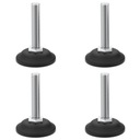 STOPKA STOPA POZIOMUJĄCA REGULOWANA OBROTOWA DO MASZYN MEBLI M8x80 D30 4szt