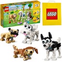 LEGO 31137 CREATOR — Милые собаки Собаки 3 в 1 + подарочный пакет LEGO