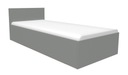 АНДРЕА кровать 100х200 см с ящиком, серый
