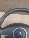 STEERING WHEEL SKIN GOOD CONDITION STATE ORIGINAL RENAULT MEGANE II 03-09  photo 5