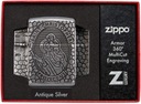 Zapalniczka ZIPPO ANTIQUE SILVER SAINT CHRISTOPHER ARMOR 60005200
