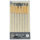 LAPOS ECSETEK OLAJFESTÉKEKHEZ NAGY KÉSZLET GLITTER 7 DARABOS Faber-castell