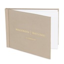 Велюровая гостевая книга БЕЛЫЕ открытки 140 стр.