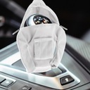 Automotive Gear Knob Cover Funny Hoodie Cool White