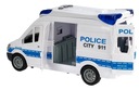 POLICAJNÁ AUTOMOBILKA KOHÚTY Policajné auto Bus Van Značka QULKI