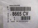 PEUGEOT 206 307 EMBLEMA MONOGRAM NUEVO 8665CV 