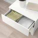 IKEA PLATSA Komoda 2 zásuvky biela/Fonnes biela 60x57x53 cm Hĺbka nábytku 57 cm