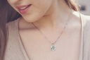 Ожерелье «Дерево счастья», серебро 925 пробы с кубическими цирконами, подарок для женщин