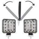 HALÓGENO IP 65 FARO EN FUNCIONAMIENTO RETROVISOR FAROS DIOPARA LUMINOSO LED 12V PARA CIAGNIKA TRAKTORA 