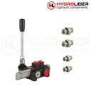 DISTRIBUIDOR HIDRÁULICO 1 SEKCYJNY 40L P40 + PRZYLACZA 22/18 HYDROLIDER 