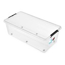 Большой контейнер объемом 55 л с крышками на колесах SimpleStore 1822.