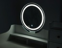 SCANDI 07 LED туалетный столик со светодиодным зеркалом, скандинавский дуб