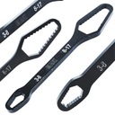 КЛЮЧ УНИВЕРСАЛЬНЫЙ ОТКРЫТЫЙ, МНОГОФУНКЦИОНАЛЬНЫЙ МЕТРИЧЕСКИЙ, 3-17ММ, ЧЕРНЫЙ