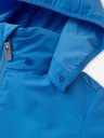 Prechodná bunda Parka Reima Turvaisa TEPLÁ KAŽDODENNÁ ODNÍMATEĽNÁ KAPUCŇA Dominujúca farba modrá
