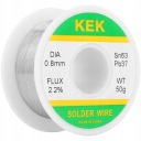 Олово для пайки PROFESSIONAL с флюсом KEK Sn63Pb37 0,8 мм 30 г