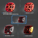 ВУЗОЛ ЗАДНІХ СВІТЛА LED (СВІТЛОДІОД) ДЛЯ MERCEDES БЕНЗИН SMART C453 A453 W453 2015-2020  (15065224068) фото min 12
