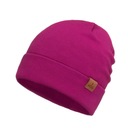 Женская хлопковая шапка + комплект с утеплителем для шеи, Фуксия